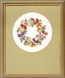 Delicate Pansies Chart Pack